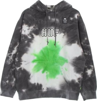 HUF Tie-dye hoodie met kangoeroezak - Heren - Hoodies - Veelkleurig - L - Katoen - Hoodies & sweatvesten