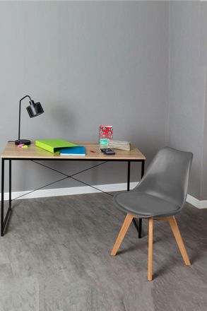 Regalos Miguel Conjuntos - Conjunto Escritorio Dek Y Silla Synk Basic - Gris