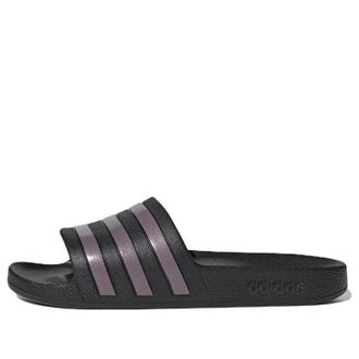 adidas (WMNS) adidas Adilette Aqua Black Purple GX4279