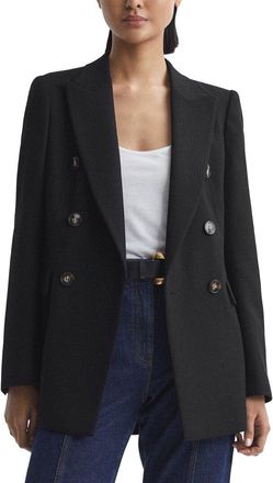 Reiss Petite Lana Wool-Blend Twill Jacket