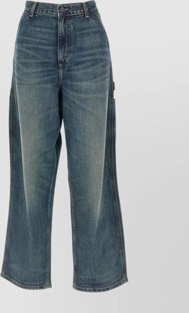 Carhartt Work in Progress wide leg single knee denim trousers
