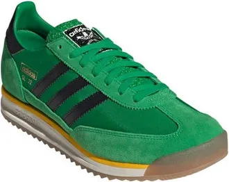 adidas Gender Inclusive SL 72 RS Sneaker in Green/Off White/Crew Yellow at Nordstrom, Size 12.5 Womens