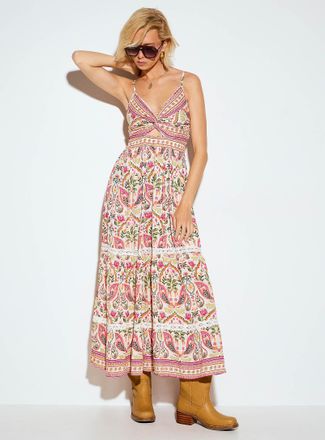 Icone Womens Twist detail maxi dress