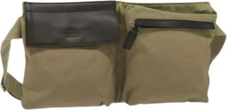 Gucci Pre-owned Belt Bags, female, Beige, Size: ONE SIZE Pre-owned Canvas crossbody-bags