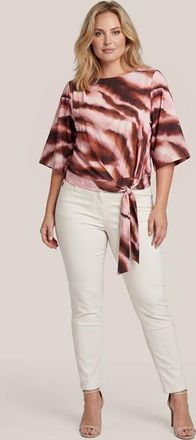 Mart Visser Miley Print Top Roze / Bruin Maxi