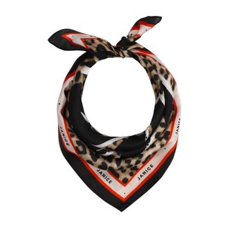 Janice Effron Sjaal - Dames - Accessoires - Veelkleurig - Maat: ONE Size Zijde