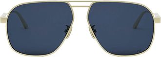 Dior Sunglasses Diorcannage A3 U B0 B0 Gold/Blue Women