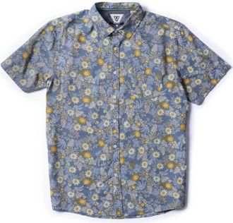 Vissla Mens Hana Eco Short Sleeve Shirt In Slate