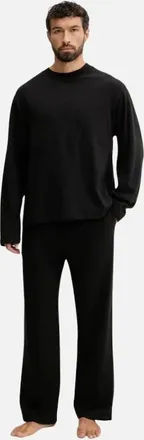 Calvin Klein Mens Icon Jersey Pyjama Set, Black - Black/Black/Black - Size: 36