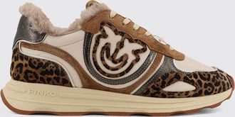Pinko Luipaardprint Mode Sneakers