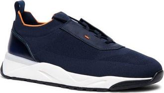 Santoni Flin Sneaker in U61 - Blue at Nordstrom, Size 11.5