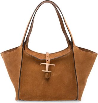 Tod's Brown T-Timeless Small Tote