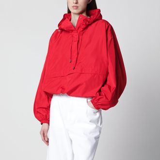 R&oacute;he Red windbreaker in silk-blend fabric