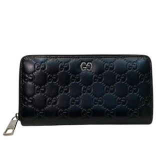 Gucci Pre-owned Wallets, male, Black, Size: ONE SIZE Pre-owned Leather Long Wallet
