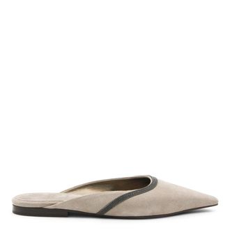 Brunello Cucinelli Flat Shoes Light And Natural-Donna