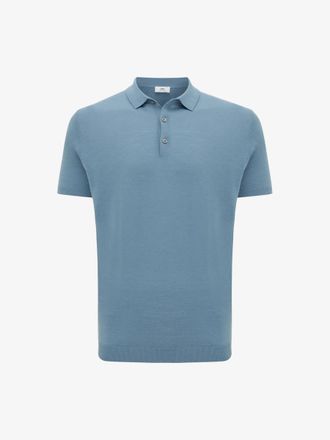 Gentiluomo Button Polo | Blauw