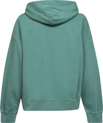 Carhartt Work in Progress Mens Hooded Sweat Jacket Lily Benton Green Cotton Sweatshirts Sweater