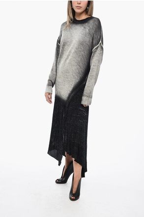 Diesel Double Fabbric KIMOLOS Dress with Gradient Effect size Xs