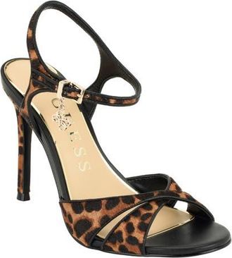 Guess Chayle Sandal in Leopard at Nordstrom, Size 6.5