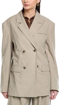 Nanushka Nanushka Diante Silk-Blend Blazer