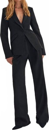 Favorite Daughter Perfect Single Button Blazer In Black