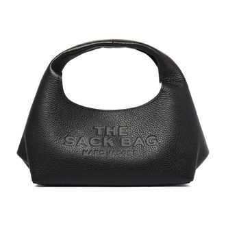 Marc Jacobs The Mini Sack Bag - Dames - Handtassen - Zwart - ONE Size - Leer - Tassen