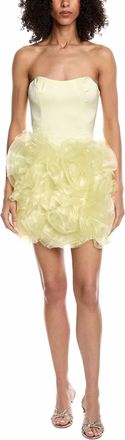 Elliatt Asher Flower Mini Dress In Yellow