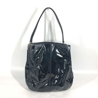 Cartier Marcello Black Leather Shoulder Bag Tote Bag (Pre-Owned)