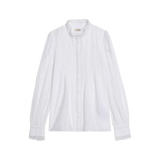 Zadig&Voltaire Blouses, female, White, Size: XS Timz Shirt