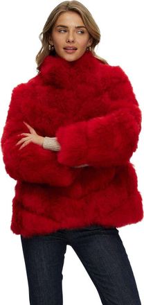 Gorski Select Cashmere Goat Jacket in Red at Nordstrom, Size Medium