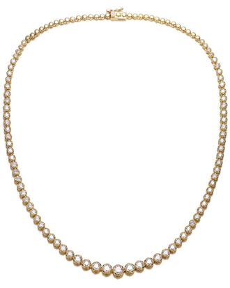 Genevive Cz Tennis Necklace