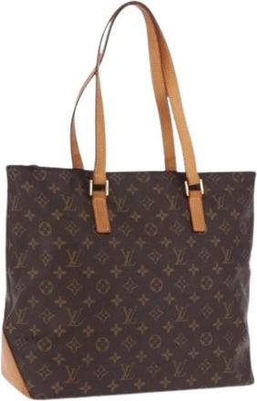 Louis Vuitton Pre-owned Cabas Mezzo Tote Bag - Dames - Vintage Shopper - Bruin - ONE Size - Vintage