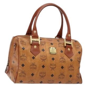 MCM Pre-owned Handtas - Dames - Vintage Handtas - Bruin - ONE Size - Leer - Vintage