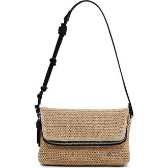 Desigual Across Body Bag in Dark Beige at Nordstrom