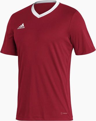 adidas Mens Mens Entrada 22 Short Sleeve Jersey Top - Red - Size: 38