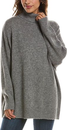 Fort&eacute; Cashmere Luxe Mock Neck 100% Cashmere Sweater