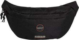 Napapijri Zwarte Polyester Voyage Heuptas - Dames - Schoudertassen - Zwart - ONE Size - Polyester - Tassen