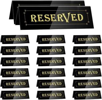 OEM Juego De 20 Tarjetas De Identificaci&oacute;n De Acr&iacute;lico, Ideales Para Bodas, Restaurantes, Oficinas Y Como Tarjetas De Sitio Para Reuniones