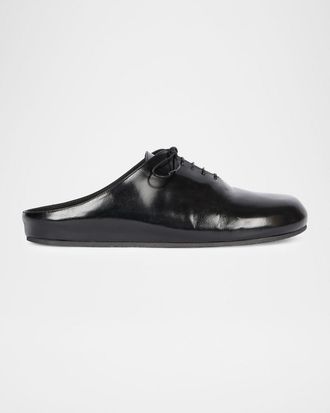 Jacquemus Mens Les Derbie Leather Mules