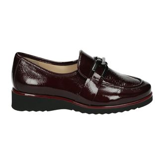 Hassia Bordeaux Instappers met Uitneembaar Voetbed - Dames - Loafers - Bruin - 40 EU - Schoenen