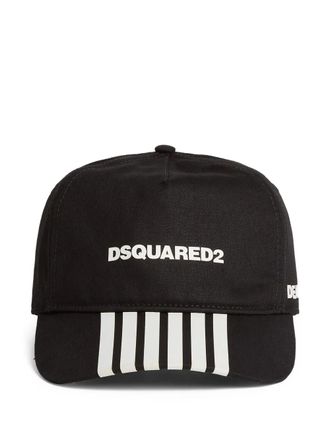 Dsquared2 Boxer baseball cap - men - Fabric - One Size - Black