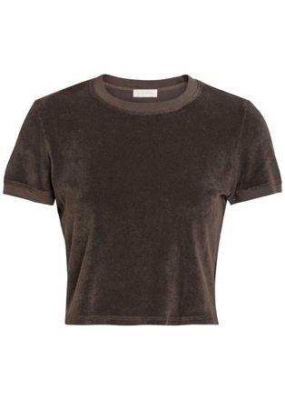 Suzie Kondi Carpi Terry T-shirt - Brown - S (UK8-10 / S)