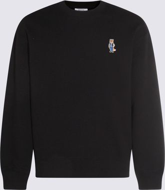 Maison Kitsun&eacute; Sweaters Blacks And Greys-Uomo