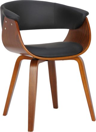 Clp Clp - Silla Bruce De Madera & Polipiel Negro