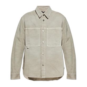 Haikure Denim Shirts, male, Beige, Size: L Denim Shirt Arno