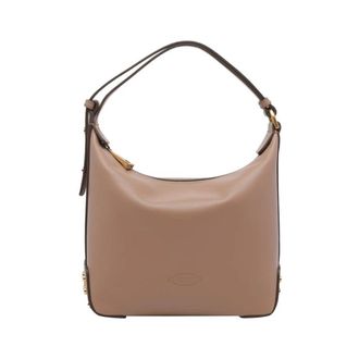 Tod's Gmt Mini Bag - Dames - Schoudertassen - Beige - ONE Size - Leer - Tassen