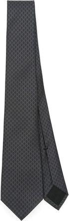 Gucci silk tie - men - Silk/Silk/Cupro - One Size - Grey