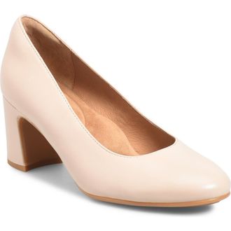 S&ouml;fft Anna Marie Pump in Beige at Nordstrom, Size 7.5