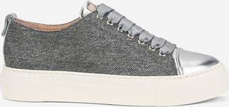 AGL Giuliana denim effect sneaker in Grey at Nordstrom, Size 41