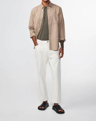 Nn.07 Frey Tapered Leg Jeans In Ecru
